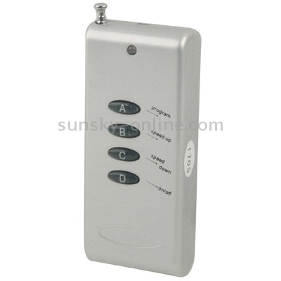 12A RF Audio Controller for RGB LED Strip Remote Controller(Silver)