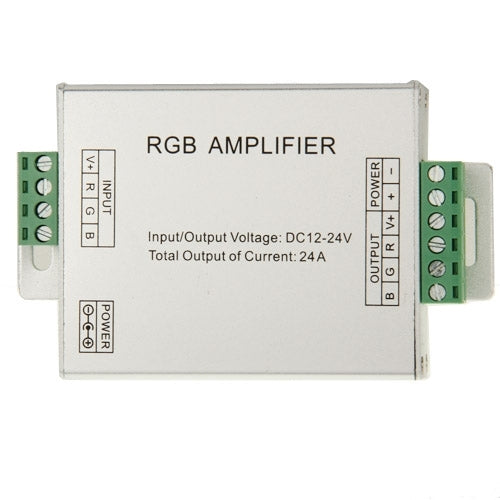 24A RGB Amplifier for LED Light, DC 12V-24V Input