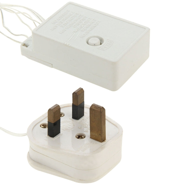 For Christmas Party, 100 LED White Light, with 8 Functions Controller, 220V, UK Plug