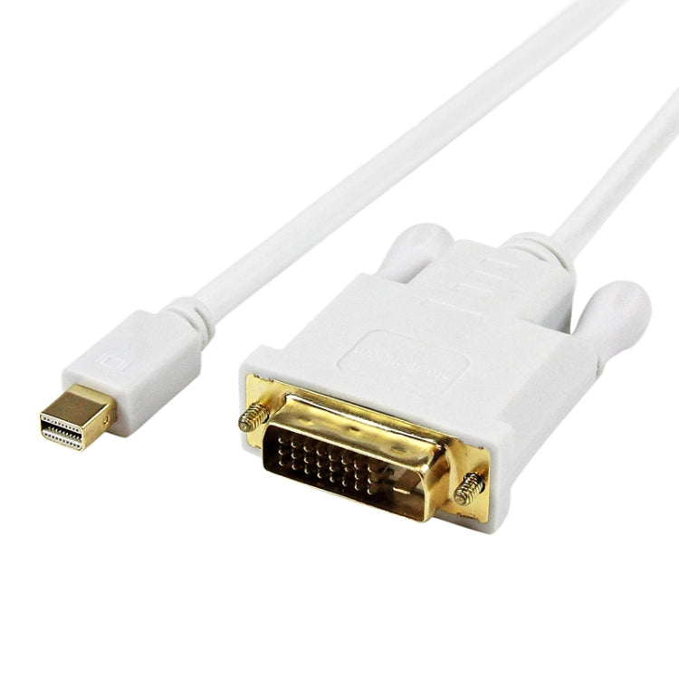 Mini DisplayPort to DVI 24+1 Male Cable Convertor adapter, Cable Length: 1.8M