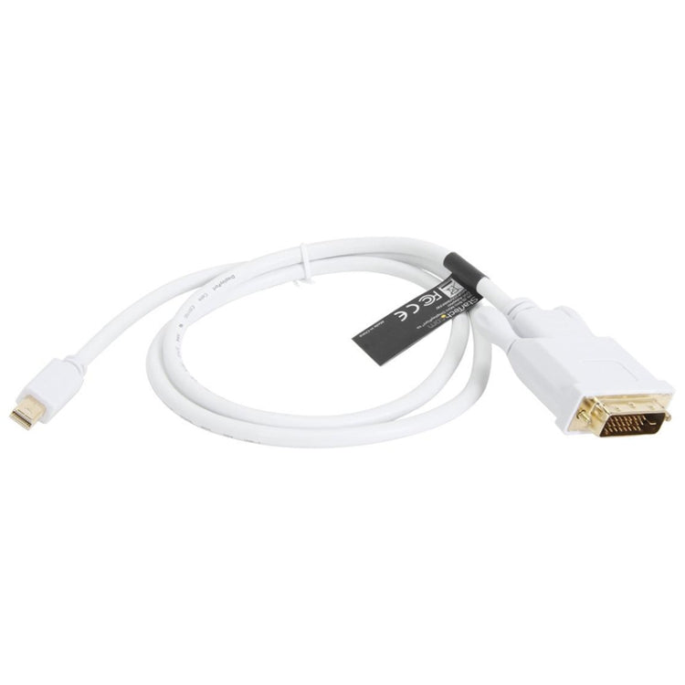 Mini DisplayPort to DVI 24+1 Male Cable Convertor adapter, Cable Length: 1.8M