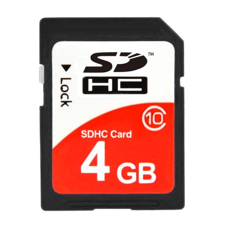 4GB High Speed Class 10 SDHC Camera Memory Card (100% Real Capacity)