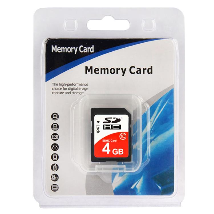 4GB High Speed Class 10 SDHC Camera Memory Card (100% Real Capacity)