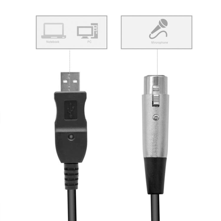USB Microphone Cable, Cable Length: 3.5M