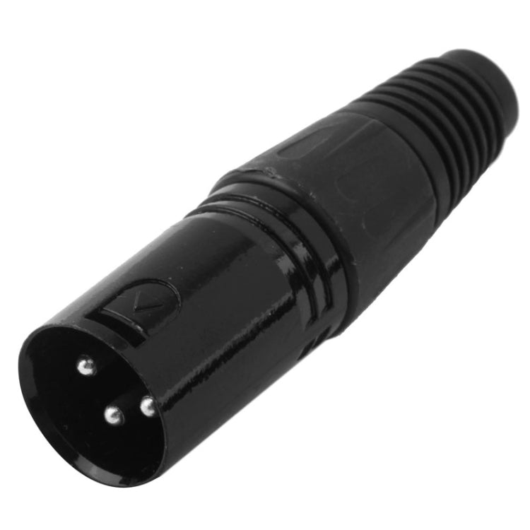 3 Pin XLR Male Plug Microphone Connector Adapter