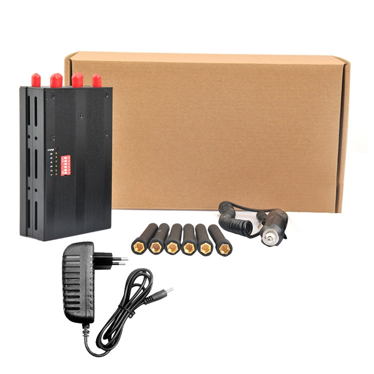 GSM / CDMA / DCS / PCS / 3G / 4G / Wifi Mobile Phone Signal  Breaker / Jammer / Isolator, Coverage: 20meters (JAX-121A-6D)