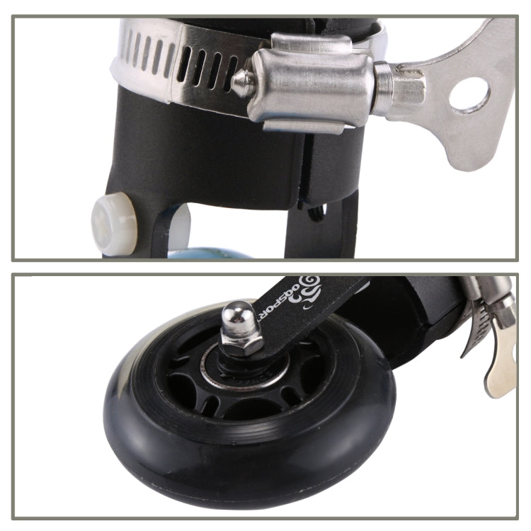 OQSPORT Folding Bicycle Auxiliary Wheel Booster Wheel