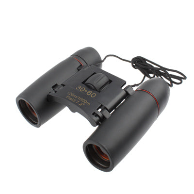 Mini Folded Field 7.2 Degree 126m / 1000m 30 x 60mm Red Multi-Coated Day Vision Outdoor Telescope Binoculars