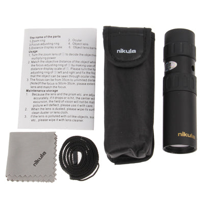 10-30 x 25mm Telescope Monocular for Backpacking / Hiking