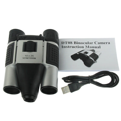 10×25mm 5 in 1 (Binocular Camera + Video Camera + Digital Camera + PC Cam + TF Card Reader) Digital Camera Binoculars,  Field of View: 101m/1000m, Size: 135 × 100 × 24mm