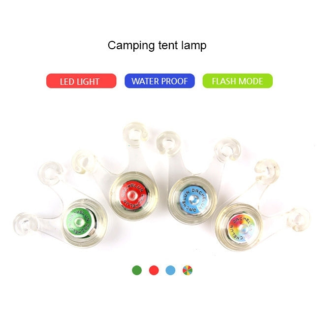 Outdoor Camping Tent Portable Water-resistant LED Light, Pendent Light, Random Color Delivery