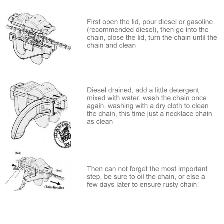 Bicycle Chain Cleaner Cycling Bike Machine Brushes Scrubber Wash Tool Kit Mountaineer Bicycle Chain Cleaner Tool Kits