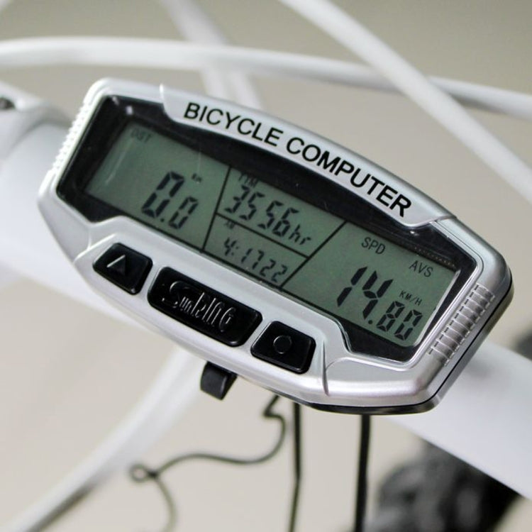 Multifunction LCD Display Cycle Computer Odometer Speedometer (MS-602B)