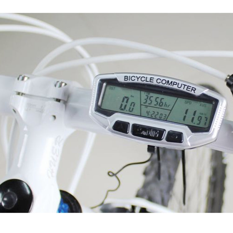Multifunction LCD Display Cycle Computer Odometer Speedometer (MS-602B)