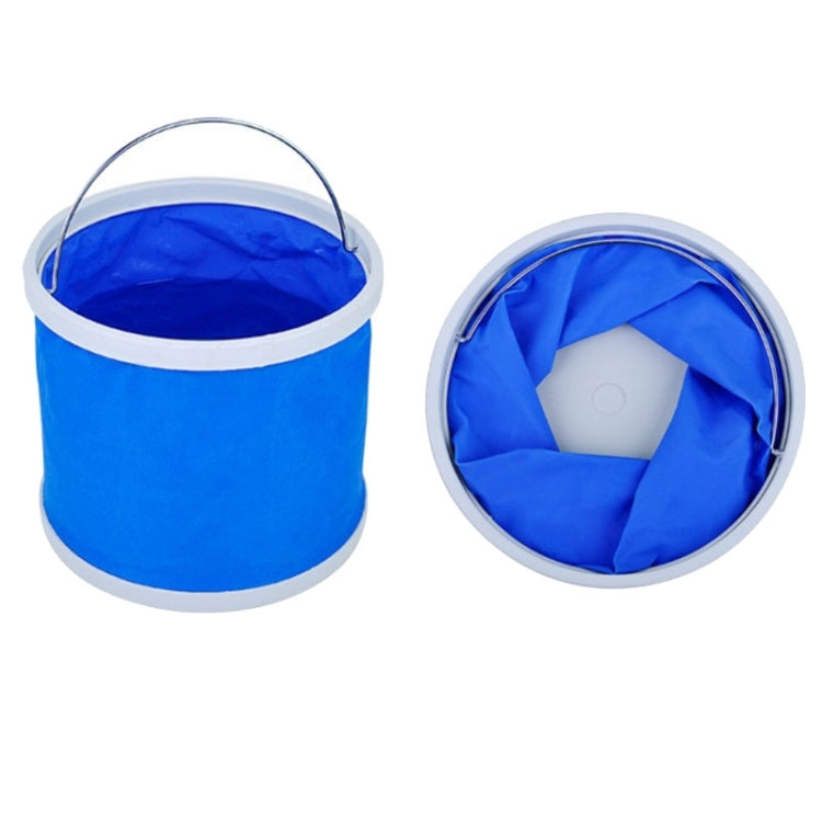 9L Multifunctional Foldable Bucket for Car Washing / Fishing / Storage, Random Color Delivery