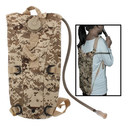 2.5L Duffle Nylon Waterbag Backpack with Tube / Waterbag, 2.5L