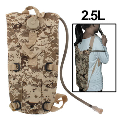 2.5L Duffle Nylon Waterbag Backpack with Tube / Waterbag