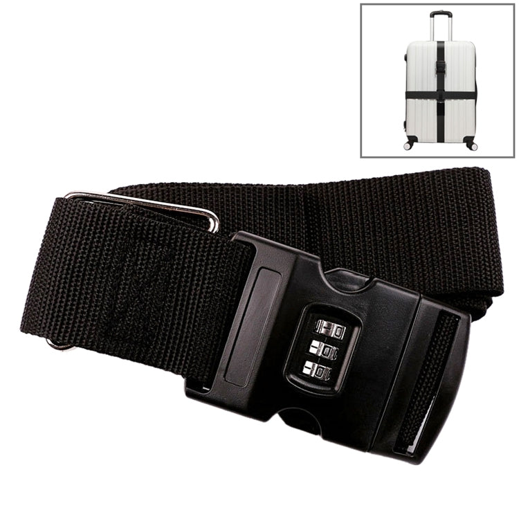 Luggage Strap Cross Belt Adjustable Packing Band Belt Strap with Password Lock for Luggage Travel Suitcase