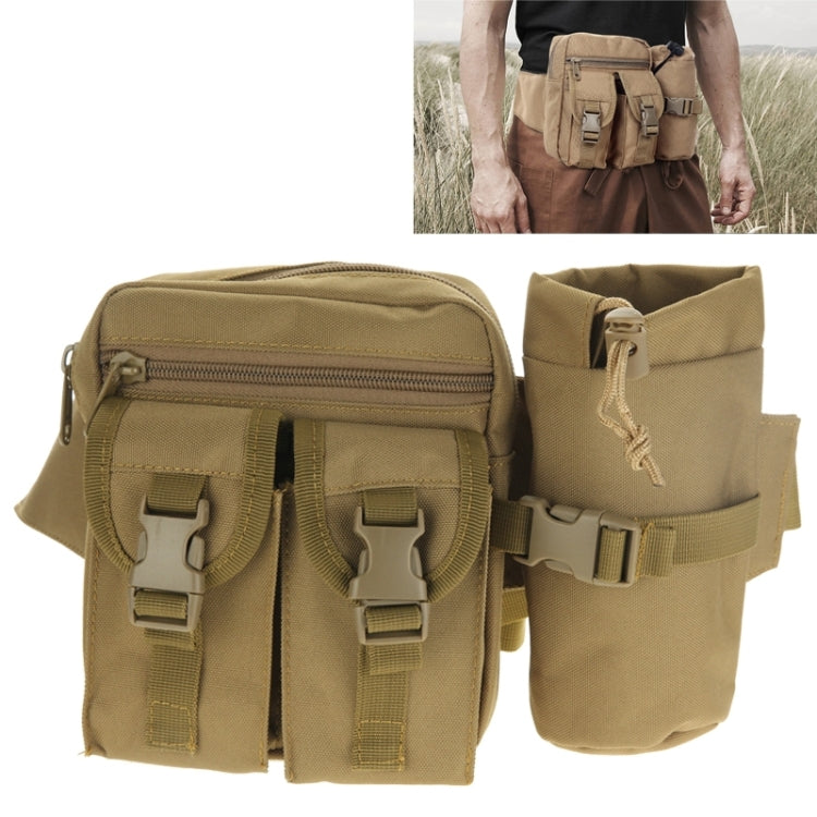 Outdoor Waist Bag with Water Bottle Pouch