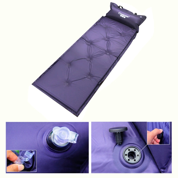 Automatic Inflatable Sleeping Pad Moisture Proof Pad with Pillow