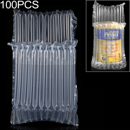 100 PCS Air Column Cushion Bag Packing with Customized Logo & Design for Mobile Phones & Spare Parts & Gift Box Package, Size: 23 x 15 x 3.5 cm