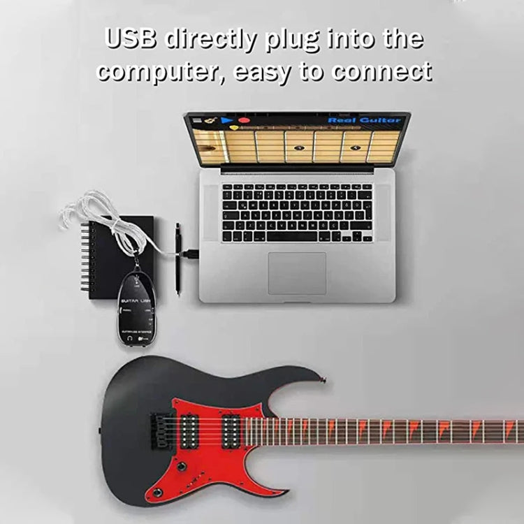 USB Interface Guitar Link Cable PC / MAC Recording