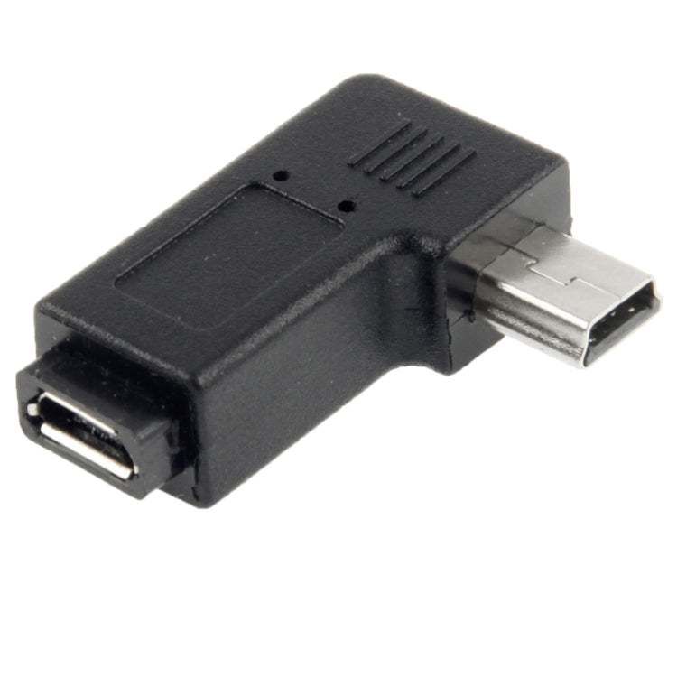 90 Degree Micro USB to Mini USB Adapter
