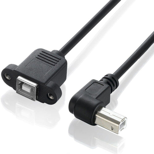 USB 2.0 Type-B Male to Female Printer / Scanner Extension Cable for HP, Dell, Epson, Length: 50cm