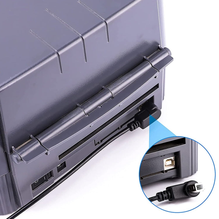 USB 2.0 Type-B Male to Female Printer / Scanner Extension Cable for HP, Dell, Epson, Length: 50cm