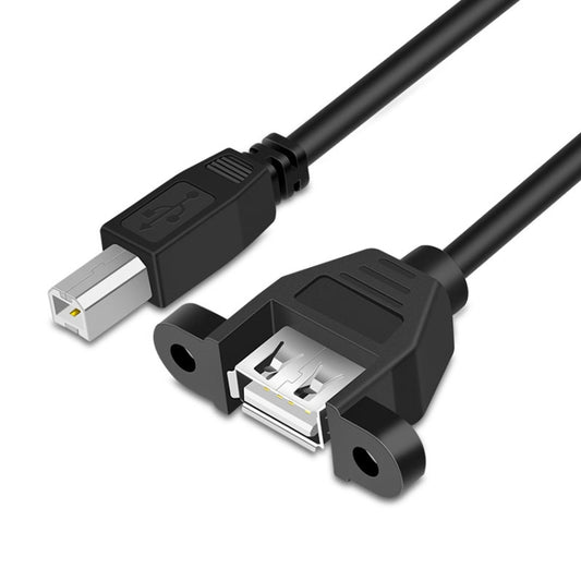 USB 2.0 Type-B Male to USB 2.0 Female Printer / Scanner Adapter Cable for HP, Dell, Epson, Length: 50cm