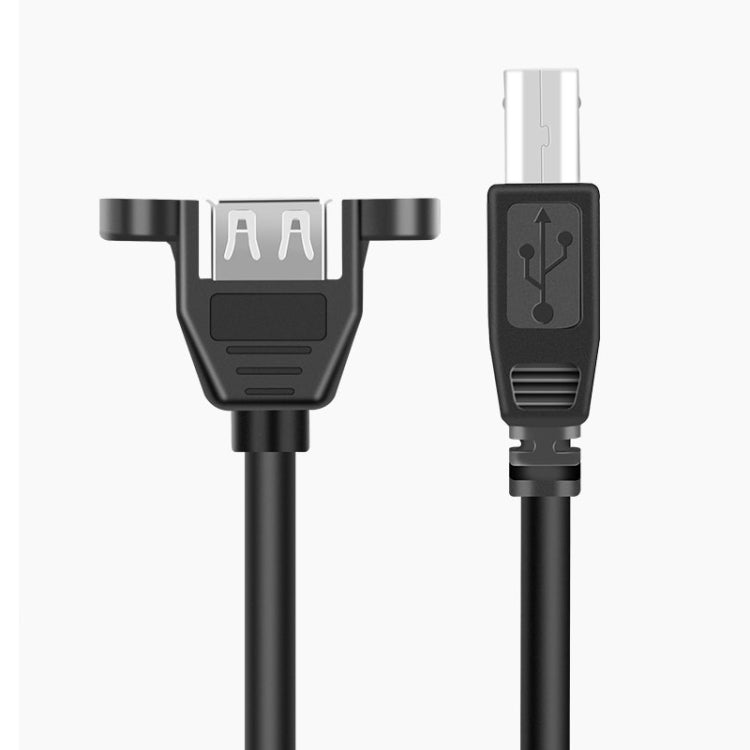 USB 2.0 Type-B Male to USB 2.0 Female Printer / Scanner Adapter Cable for HP, Dell, Epson, Length: 50cm