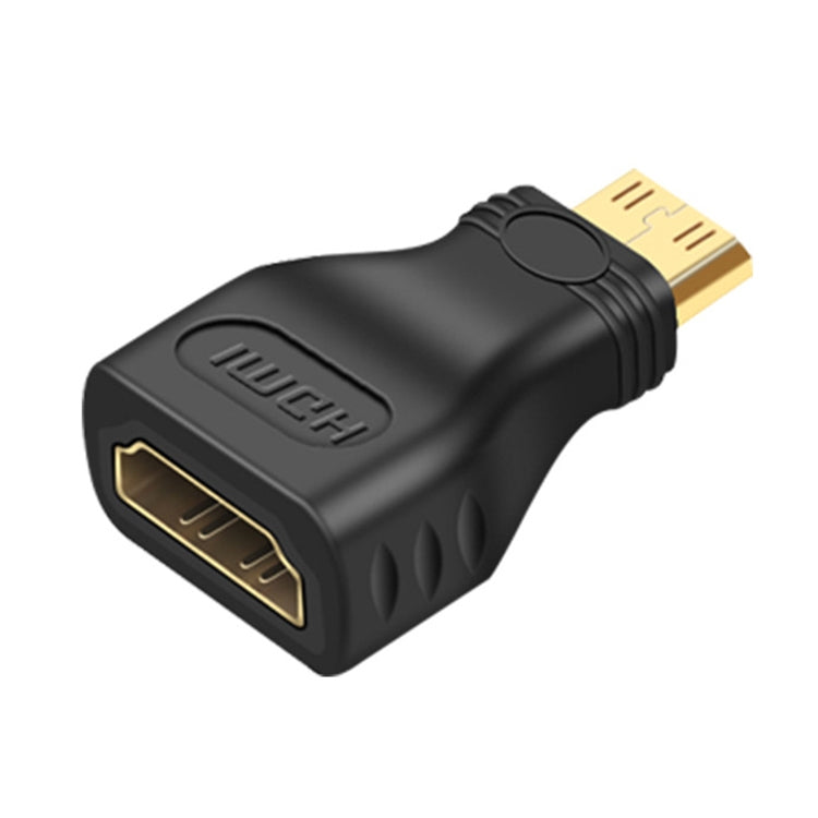 Gold Plated Mini HDMI Male to HDMI 19 Pin Female Adapter