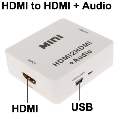 Mini HDMI to HDMI Audio Decoder