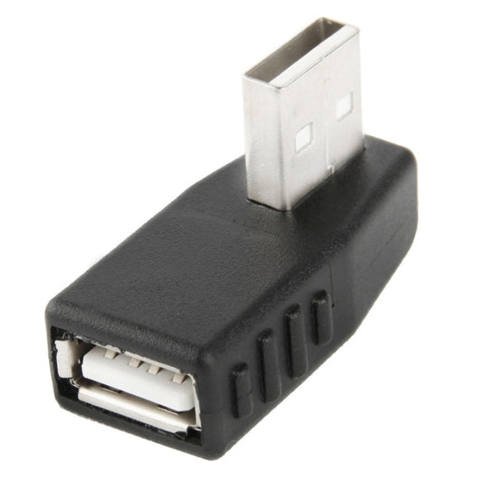 USB 2.0 AM to AF Adapter with 90 Degree Angle, Support OTG Function, 90 Degree Lelf Angled, 90 Degree Right Angled