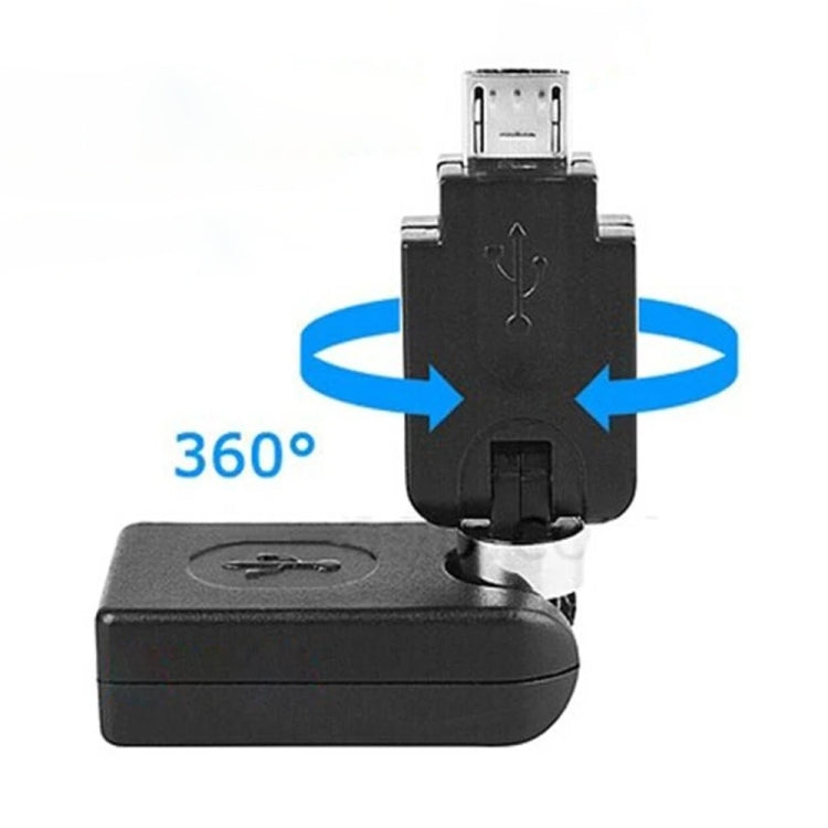 USB 2.0 AM to Mini USB 360 Degree Swivel Adapter