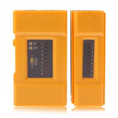 MINI RJ11 + RJ45 Dual-use Network Cable Tester