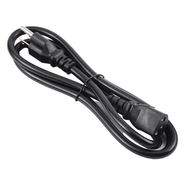 Universal US 3 Prong AC Power Cords for Desktop Computer Printer Monitor Plug, Length:1.5m