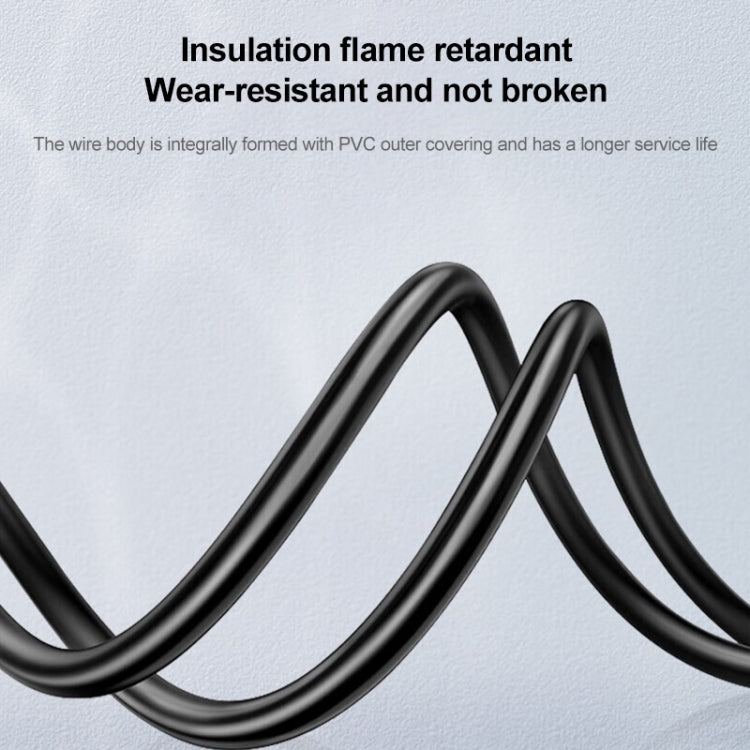 Universal US 3 Prong AC Power Cords for Desktop Computer Printer Monitor Plug, Length: 1.8m