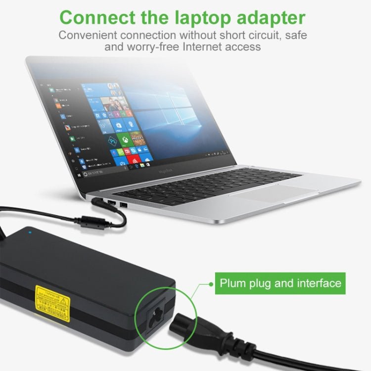 3 Prong Style US Notebook Power Cord, Cable Length: 1.2m