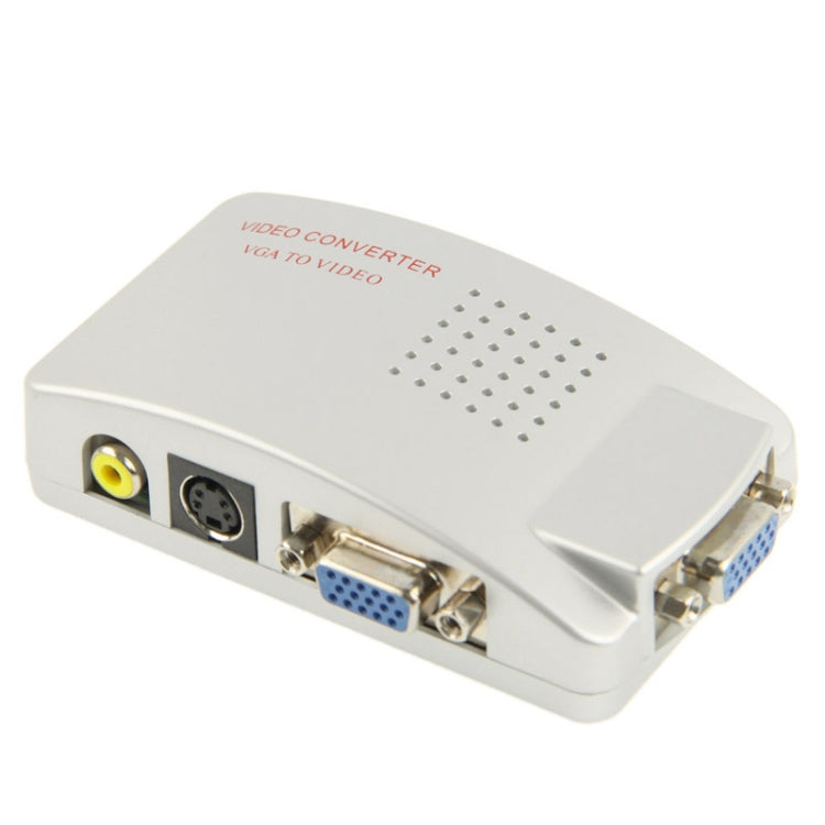 High Resolution VGA Video Conversion VGA to Video S-Video / PC to TV (VGA to AV ) Converter Box
