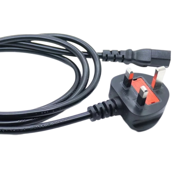 Big UK Plug Computer PC Power Cord 3 Pin Cable, Length:1.5m