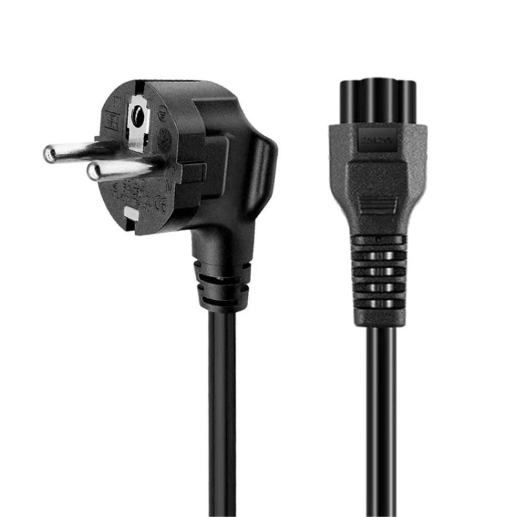 High Quality 3 Prong Style EU Notebook AC Power Cord, Length: 1.8m