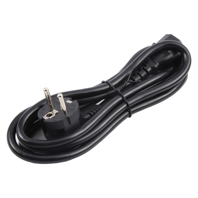 EU Plug Computer PC Power Cord 3 Pin Cable, Length: 1.8m