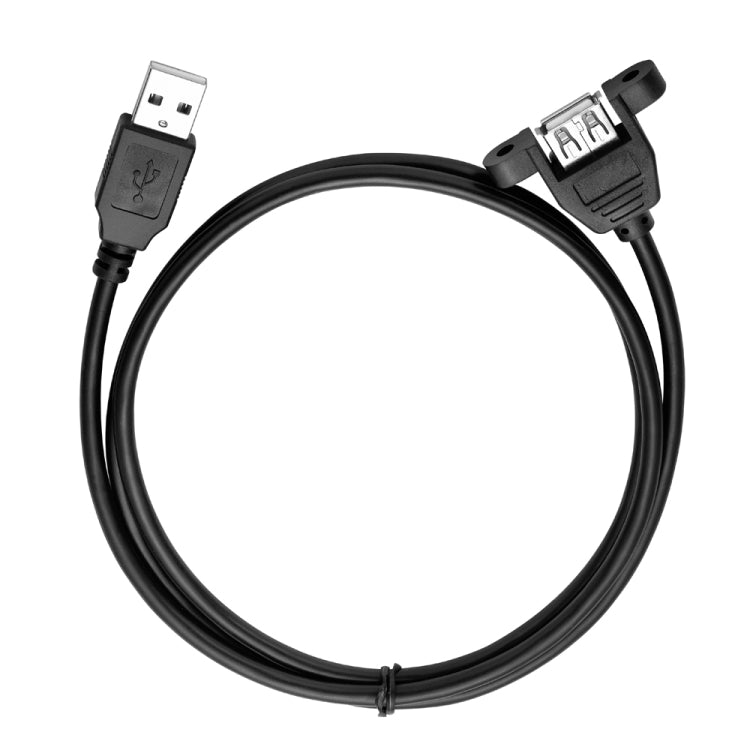 USB 2.0 AM to AF Mount Panel Cable, Length: 90cm