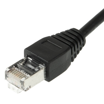 RJ45 Female to Male Cat Network Extension Cable, Length: 30cm