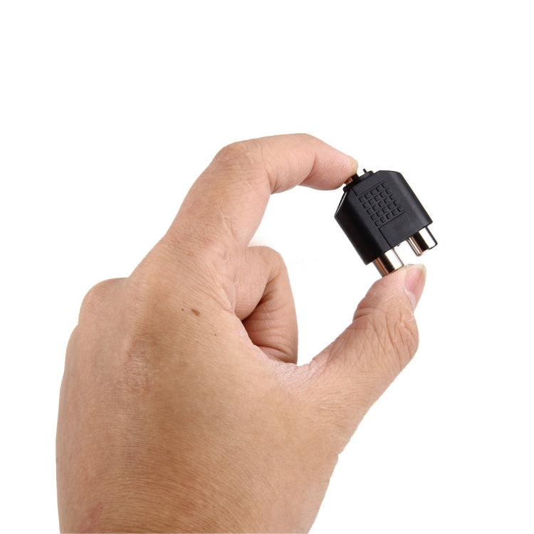 3.5mm Female to 2 RCA Female Adapter