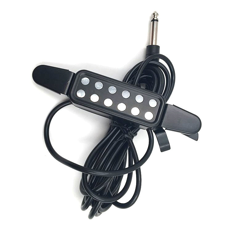 Free Hole Guitar Sound Pickup with Cable