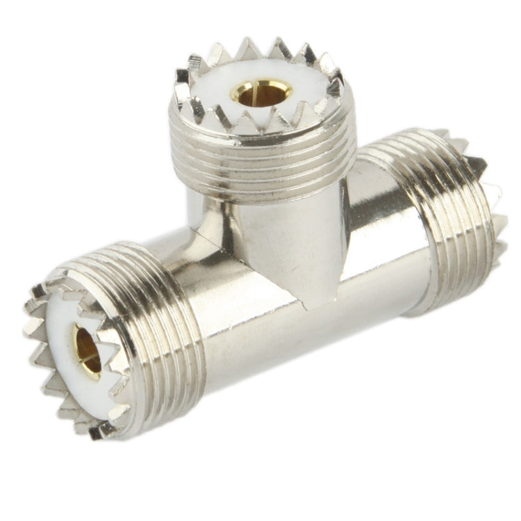 UHF Female to 2 x UHF Female Adapter