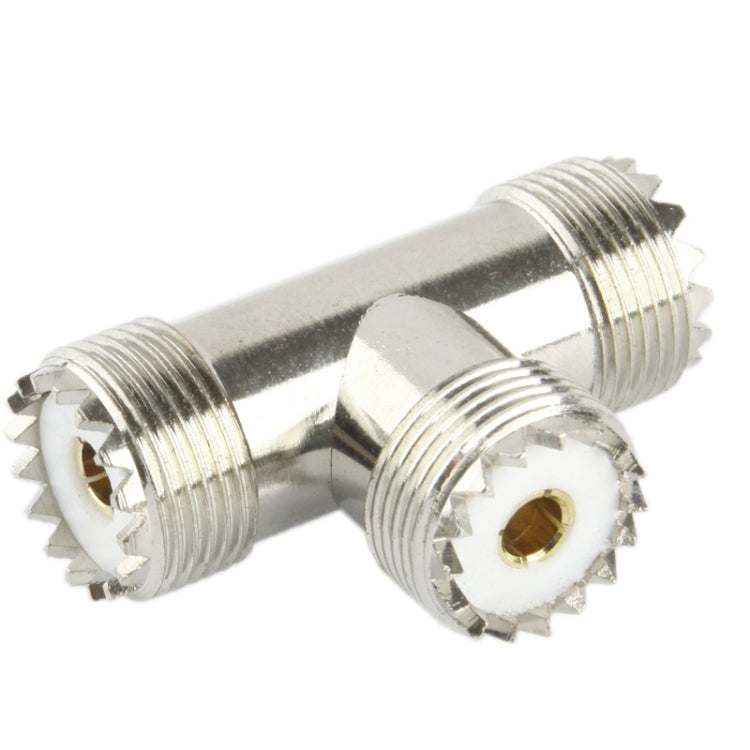 UHF Female to 2 x UHF Female Adapter