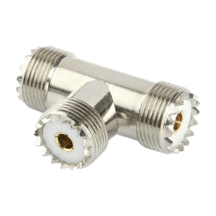 UHF Female to 2 x UHF Female Adapter